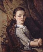 Gustave Courbet Portrait of juliette Courbet china oil painting artist